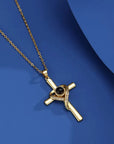 I Love You Cross Necklace