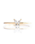 Heartfelt Elegance: Crystal Adjustable Rings