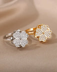 Clover Hearts Ring