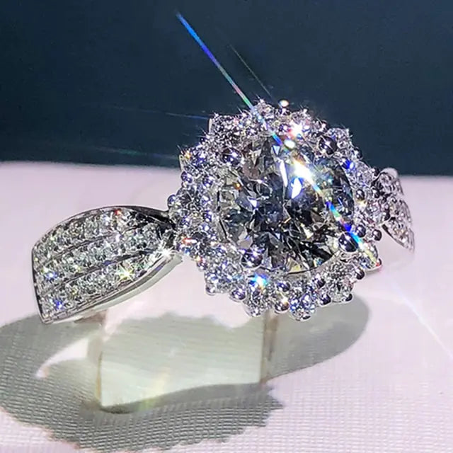 Sophisticated Sparkle Ring