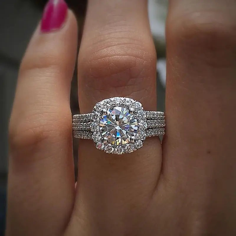 Sophisticated Sparkle Ring