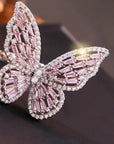 Luminous Butterfly Ring