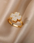 Clover Hearts Ring