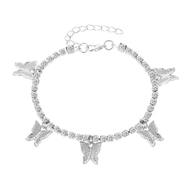 Elysian Butterfly Anklet