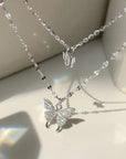 Dainty Dreams Butterfly Necklace Set