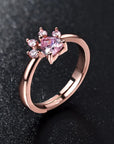 Luxe Rose Gold Claw Ring