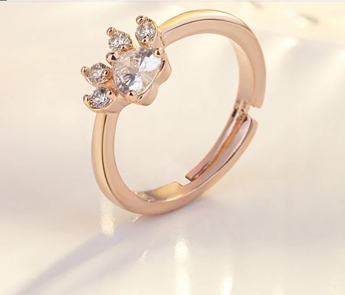 Luxe Rose Gold Claw Ring