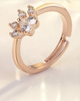 Luxe Rose Gold Claw Ring