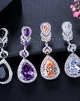 Crystal Bridal Drop Earrings