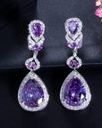 Crystal Bridal Drop Earrings