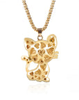 Dazzling Kitty Rhinestone Pendant