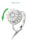 Crystal Sunflower Rings