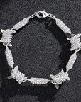 Barbed Wire Bling Bracelet