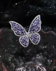 Luminous Butterfly Ring