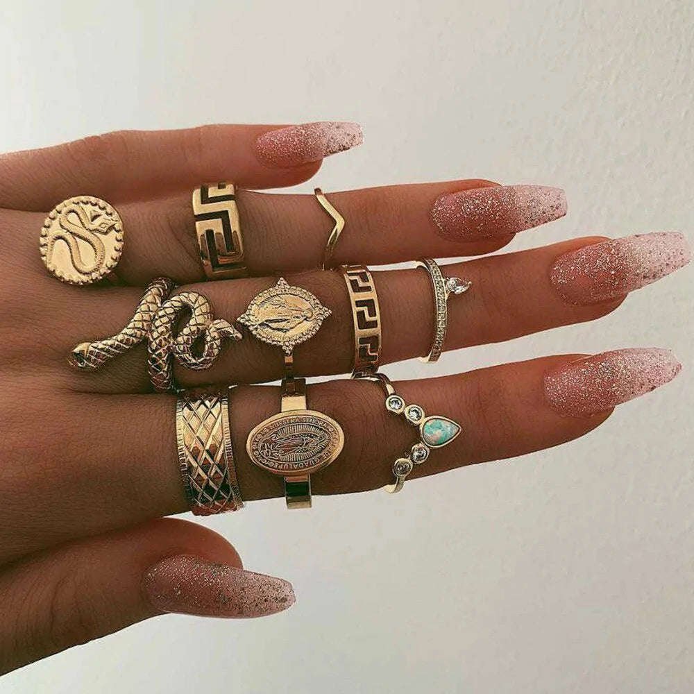 Snake Charmer Ring Stacks