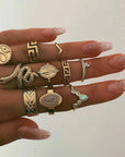 Snake Charmer Ring Stacks