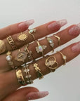 Snake Charmer Ring Stacks