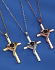 I Love You Cross Necklace