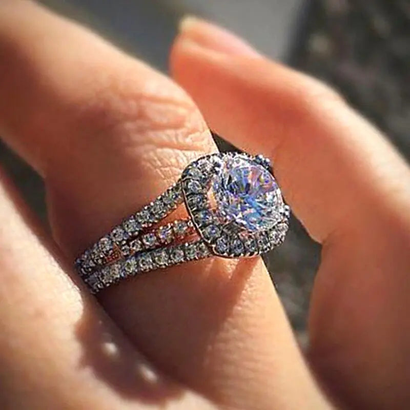 Sophisticated Sparkle Ring