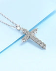 Moissanite Diamond Cross Necklace