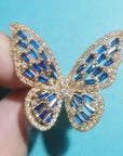 Luminous Butterfly Ring