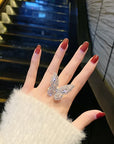 Luminous Butterfly Ring