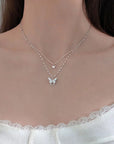 Dainty Dreams Butterfly Necklace Set