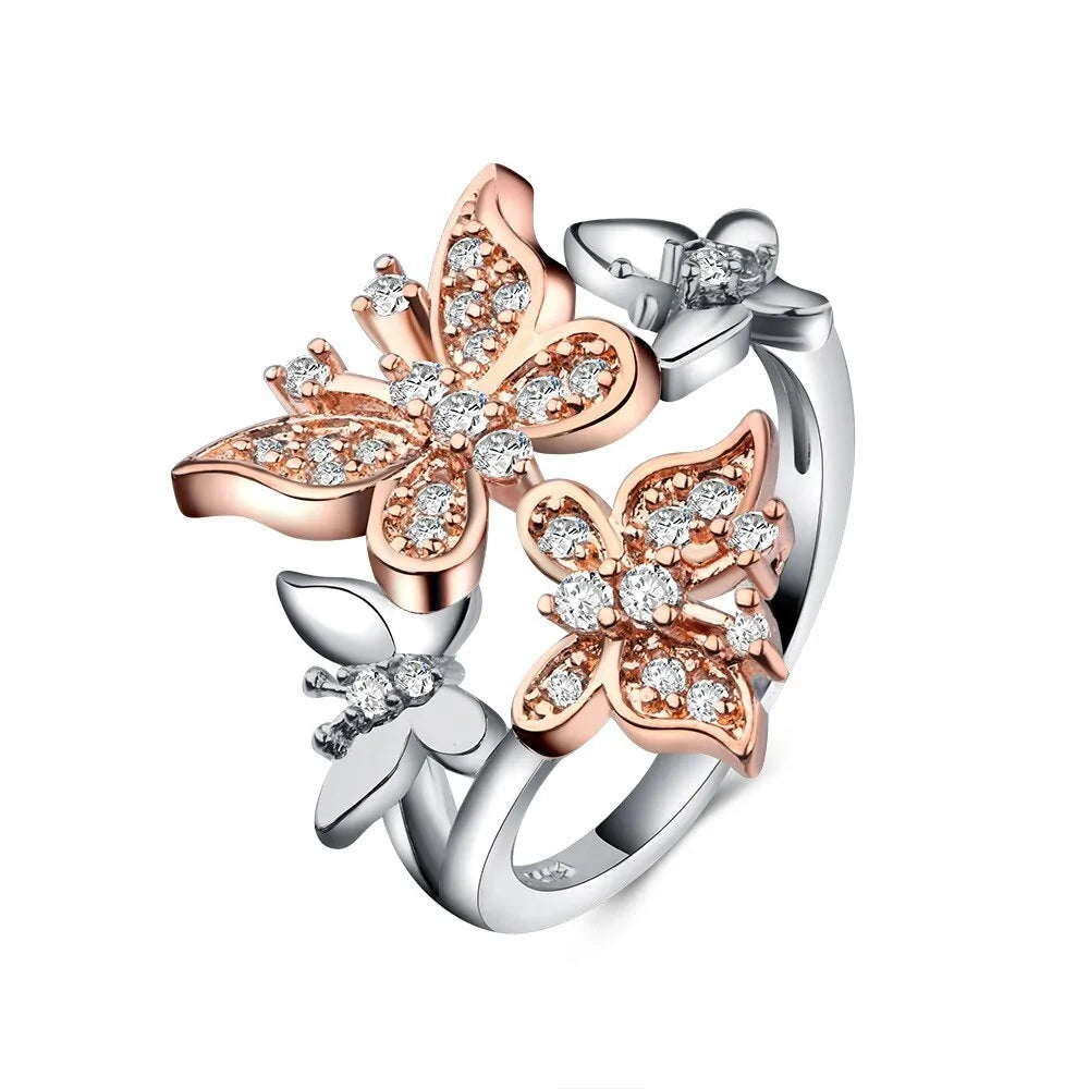 Celestial Butterfly Promise Ring