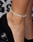 Radiant Zirconia Anklet