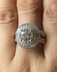 Sophisticated Sparkle Ring