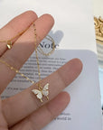 Dainty Dreams Butterfly Necklace Set