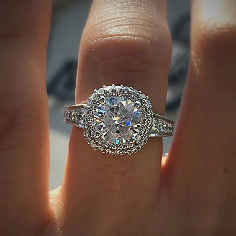 Sophisticated Sparkle Ring