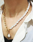 Pearl & Chain Harmony Choker