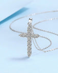 Moissanite Diamond Cross Necklace