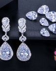 Crystal Bridal Drop Earrings