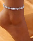 Radiant Zirconia Anklet