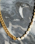 Pearl Cascade Cuban Chain